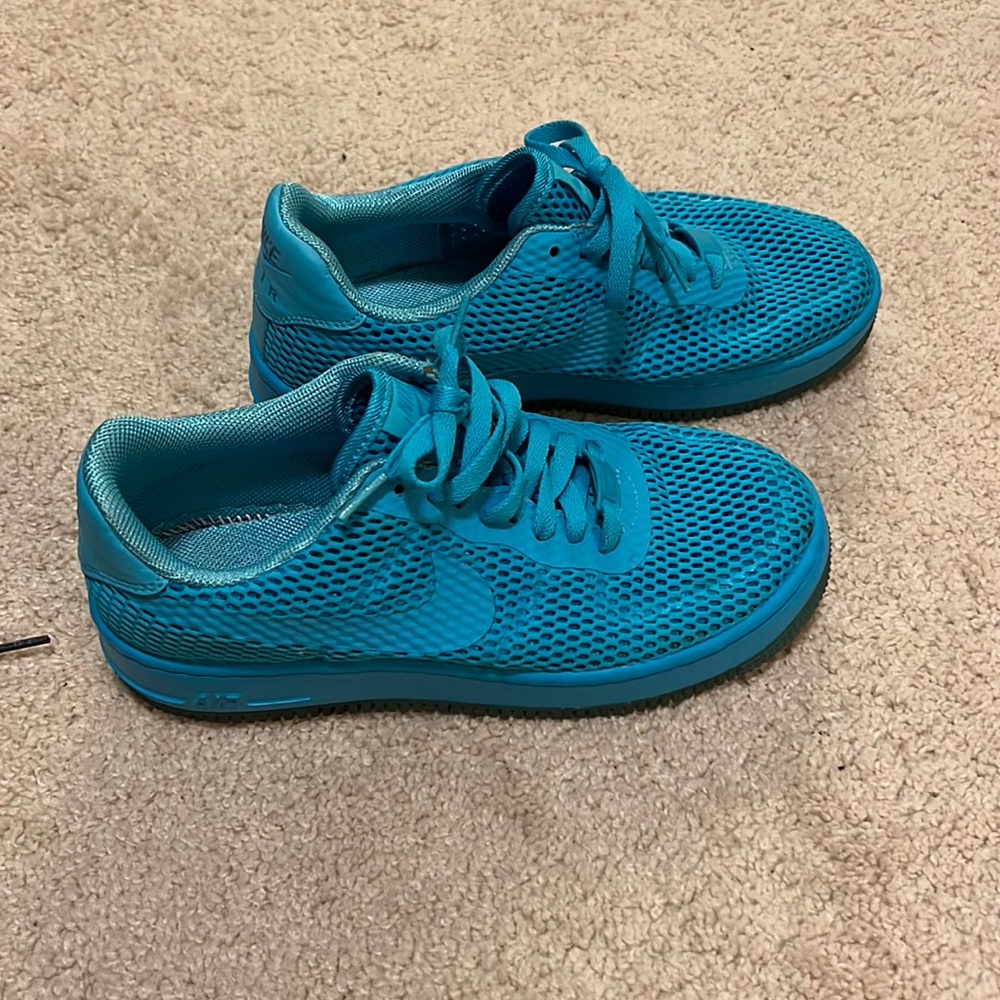 Turquoise Nike Mesh Sneakers